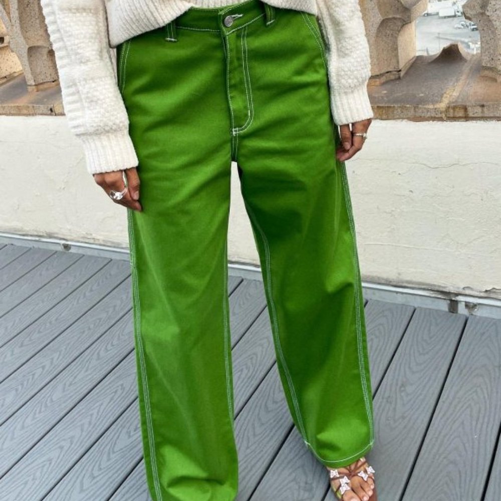 Lisa Says Gah Dylan High Waist Straight Leg Carpenter Jeans